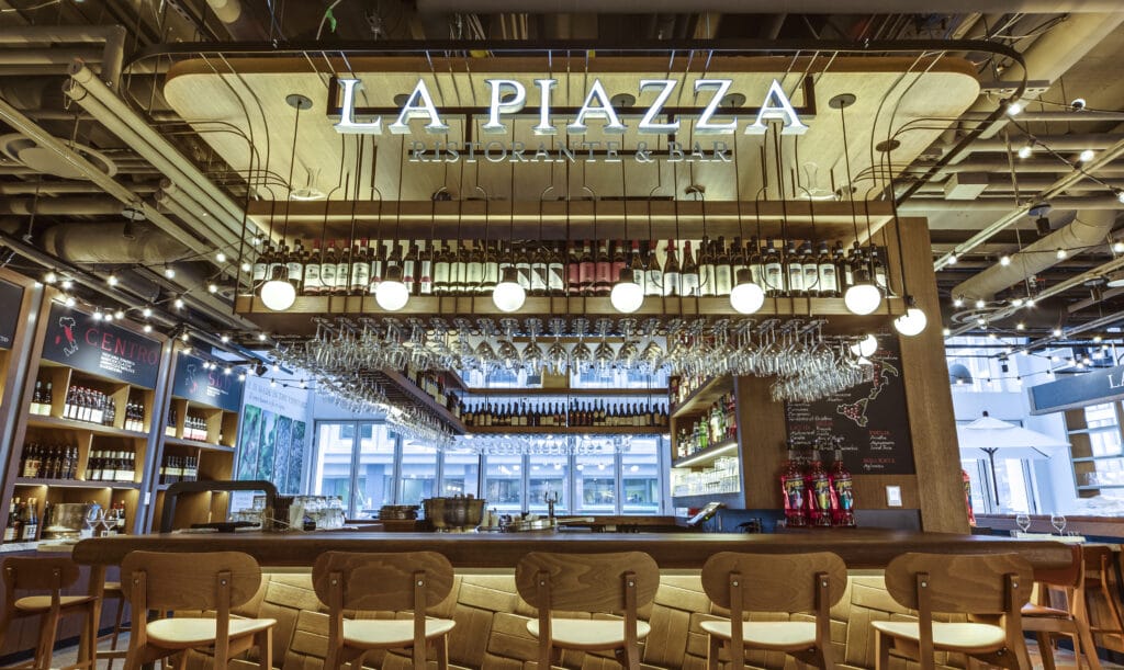 La Piazza at EATALY in Toronto