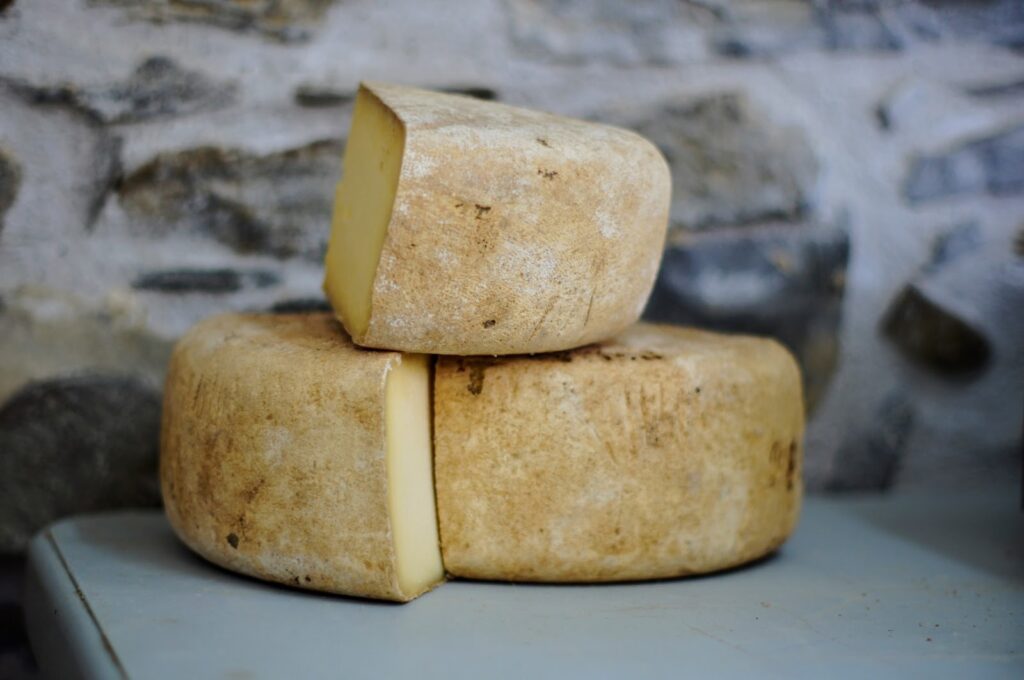 Aged Italian cheese, part of the slow food movement