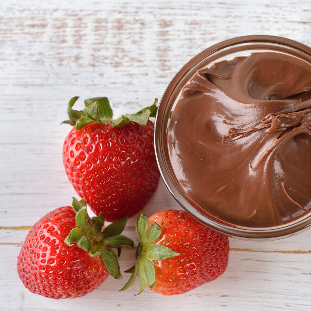 Nutella and strawberries